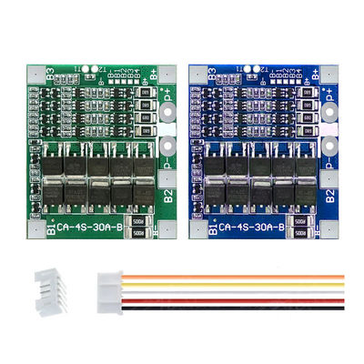 CA-4S-30A-B Lithium 18650 BMS Battery Protection Board 30A 14.8V 12.8V 4s Bms Board