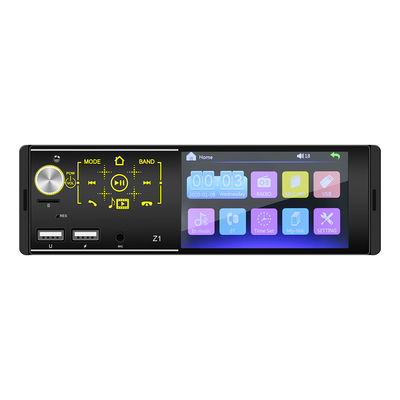 4.1inch Portable Car Stereo Dual USB HD Touch Screen for Bluetooth MP5 Player Colorful Lights Autoradio Car Radio CD for DVD VCD